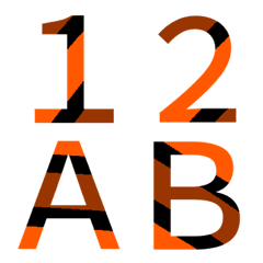 Number + alphabet 7