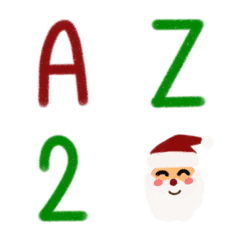 English Alphabets Red and Green