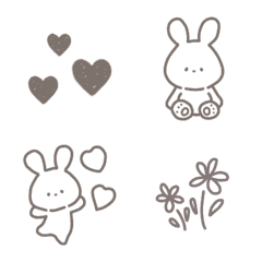 rabbit graffiti emoji