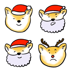 Akita dog Aki-chan : Christmas
