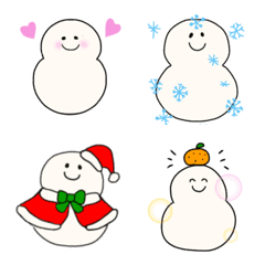 Loose and cute snowman