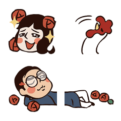 Soap Opera The Flame of Love Anime Emoji – LINE Emoji | LINE STORE