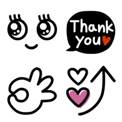 Simple Animated Monotone Emoji
