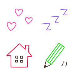 vivid color cute simple emoji