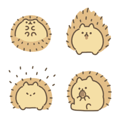Moving hedgehog emoji
