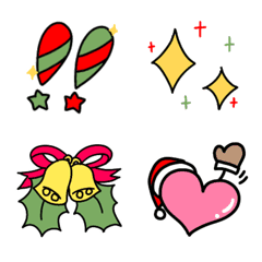 Cute Christmas emoji that can be used