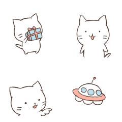 cute! Simple cat emoji(Modified version)