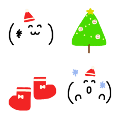 Christmas cute emoticon