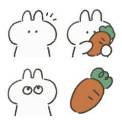 Doodle rabbit and carrot4
