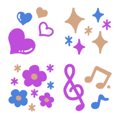 Kusumi colour emoji