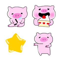 Loose and cute pig