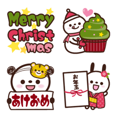 イベント絵文字【冬】★クリスマス★お正月