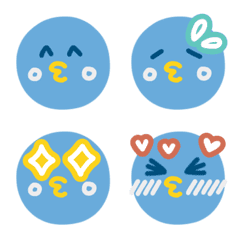 Blue bird of happiness, Basic Emojis