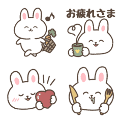 Rabbit that cares about health emoji