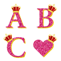 crown and princess pink emoji2