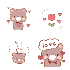 cute cocoa color bear
