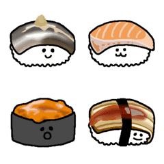 japanese sushi emoji...