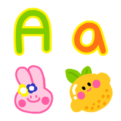 ABC Alphabet cute funny emoji
