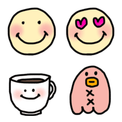 Emoji sederhana dan imut