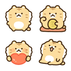Entertaining tiger emoji