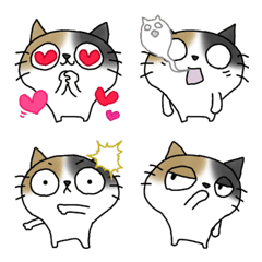 Pretty calico cat Emoji vol.1