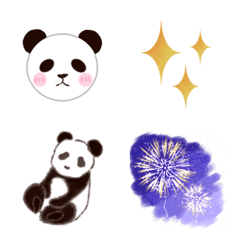 daily & simple panda emoji