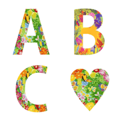 tropical colorful flower emoji2