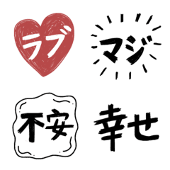 Handwritten emoji set (1)