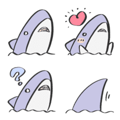 シンプル サメ パープル