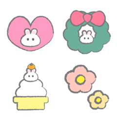 Fluffy Soft Rabbit Emoji For Events 1