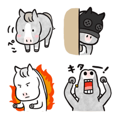 Thoroughbred LOVE Horse Emoji2