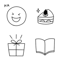 *Simple* Animated line drawing emoji