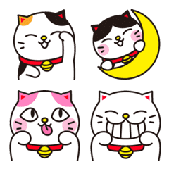 【動く】招き猫×4