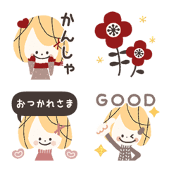 OshakawaGirl Emoji that conveys feelings