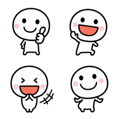 Fun animation Emoji of the simple man
