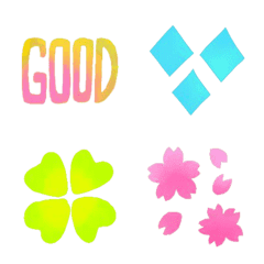 Emoji that gradually changes color Ver.2