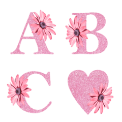 big pink flower emoji