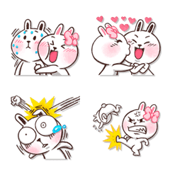 Rabbit crazy in love Emoji