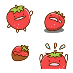 Strawberry everyday emoji