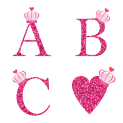 tiara and princess pink emoji