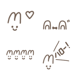 rabbit brown emoji