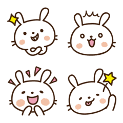 Cute selfish rabbit Emoji