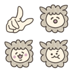 Sheep are cute emoji