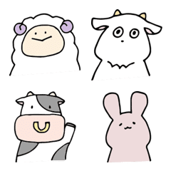 Sheep and ranch companions