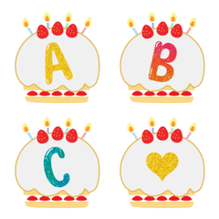 colorful cake emoji