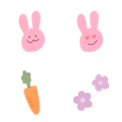 rabbit pastel emoji