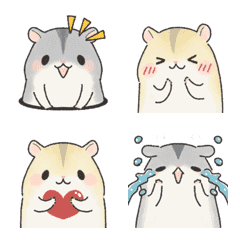 Dairy animation Emoji of hamster