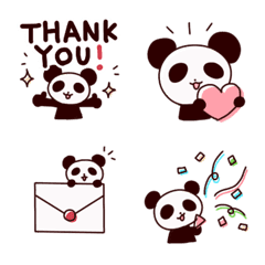 Loose and cute! Panda emoji