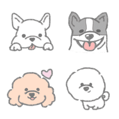Dogs daily emoji.