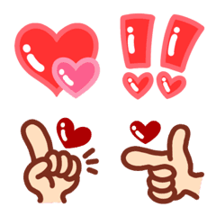 Full of lovely hearts emoji